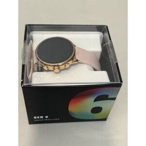 Fossil Gen 6 Smartwatch FTW4071 Rose Gold Pink 42mm Women Wear OS GPS  Excellent